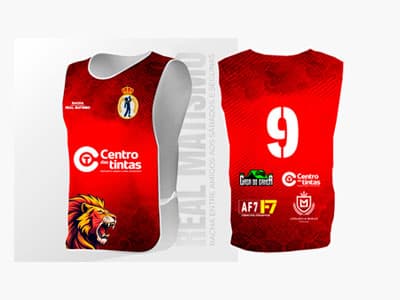 Detalhe da aplicação do logo